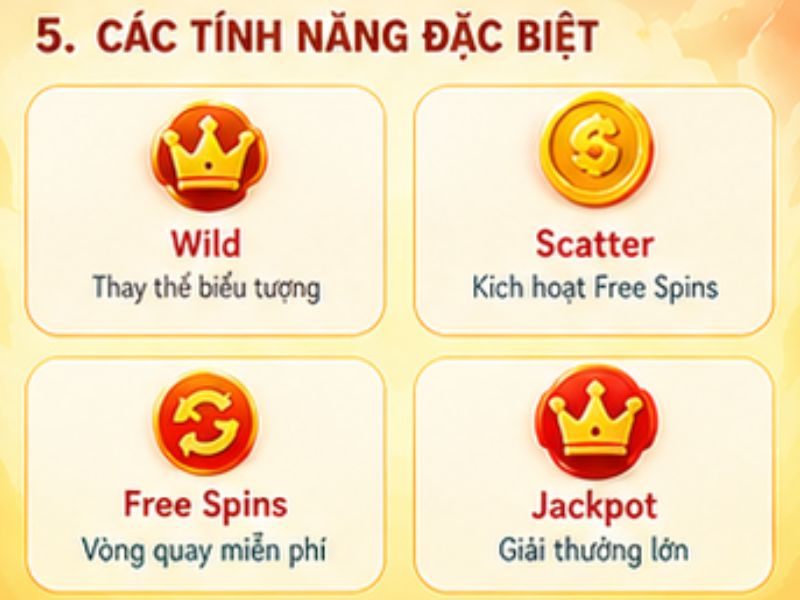 Các tính năng đặc biệt