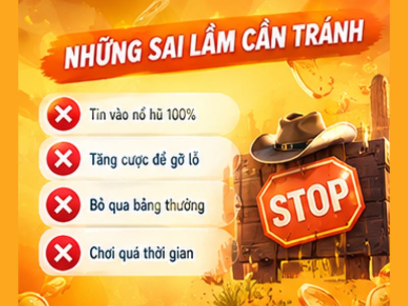 Những Sai Lầm Cần Tránh Khi Chơi Nổ Hũ
