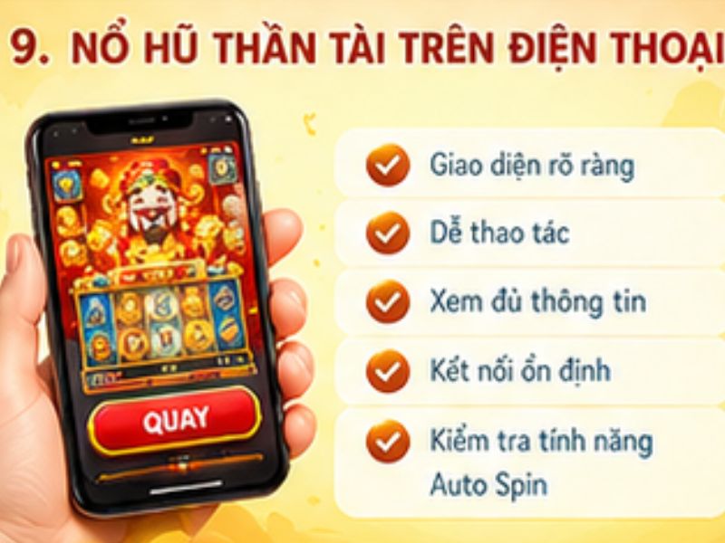 Nổ Hũ Thần Tài trên điện thoại